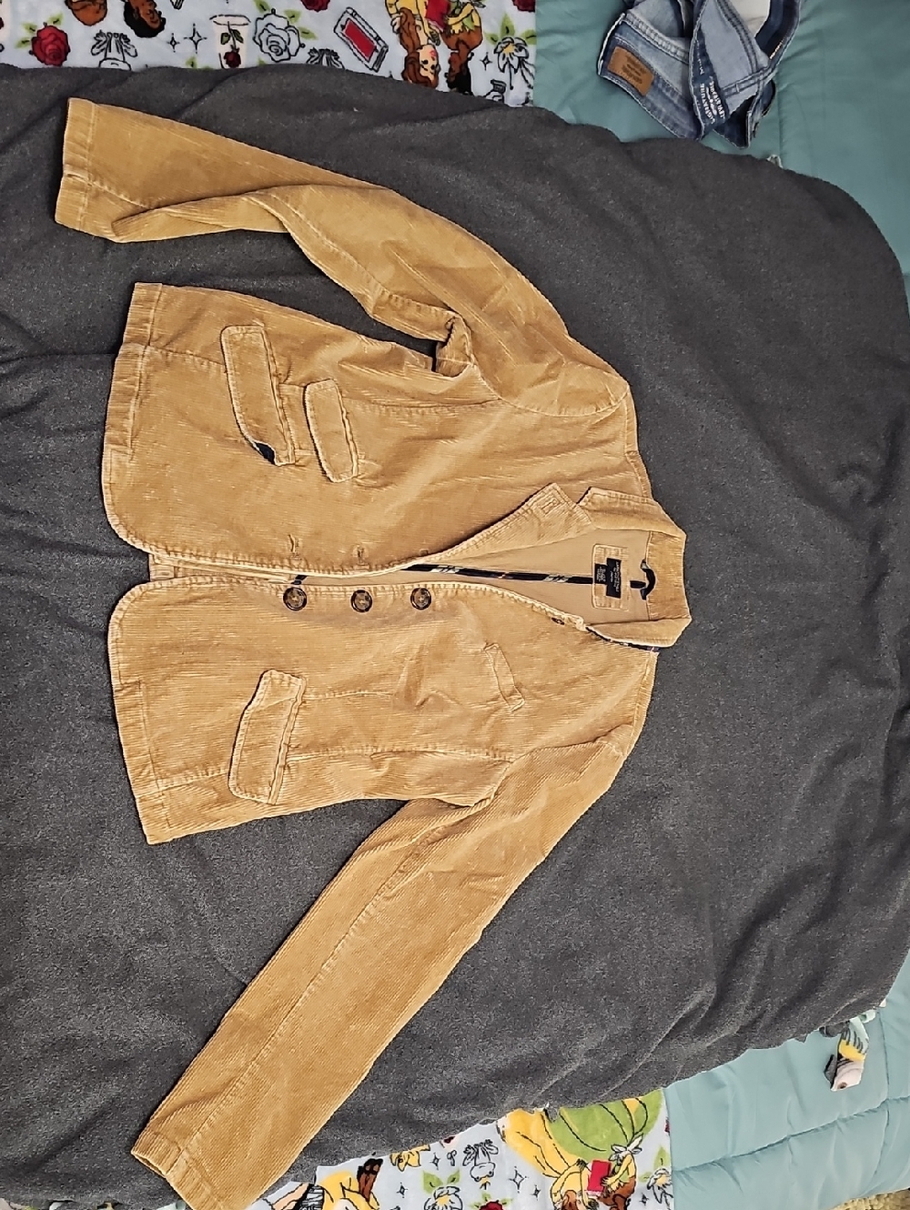 American Eagle Outfitters Tan Corduroy Jacket